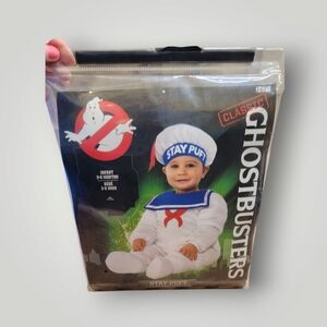 Ghostbusters Stay Puft Marshmallow Halloween Costume Infant Baby 3-6 Months